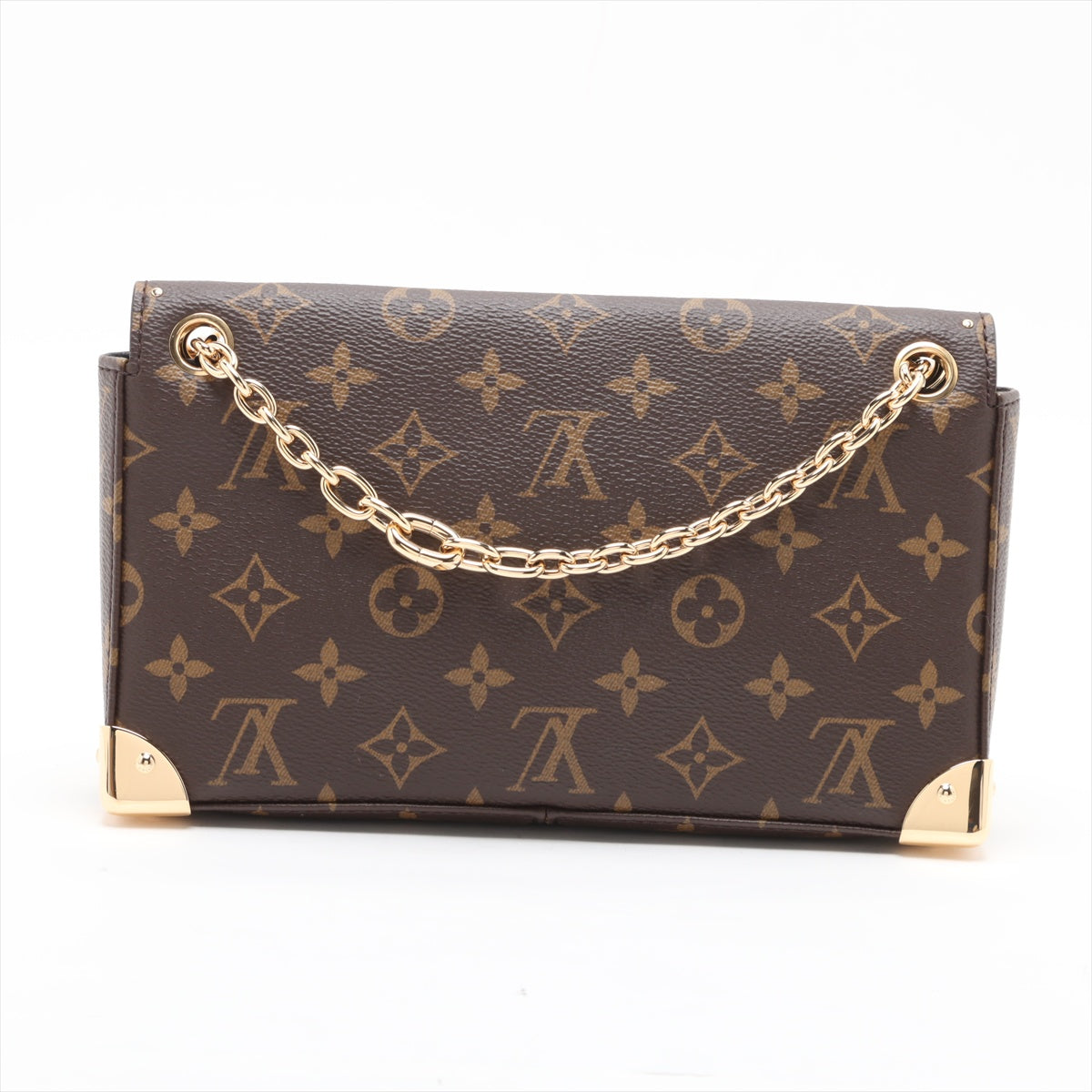 Trunkie East West Canvas Flap Shoulder Bag Monogram