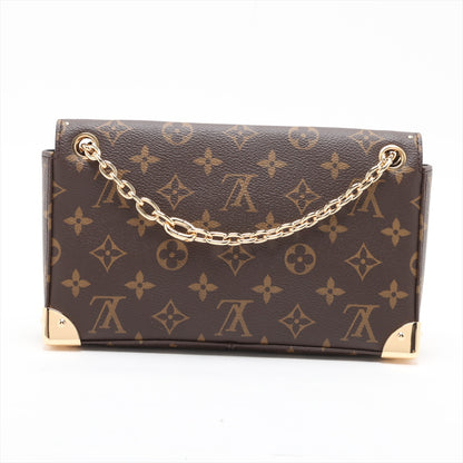 Trunkie East West Canvas Flap Shoulder Bag Monogram