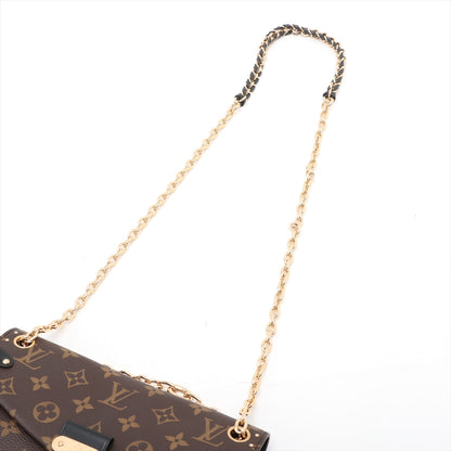 Trunkie East West Canvas Flap Shoulder Bag Monogram