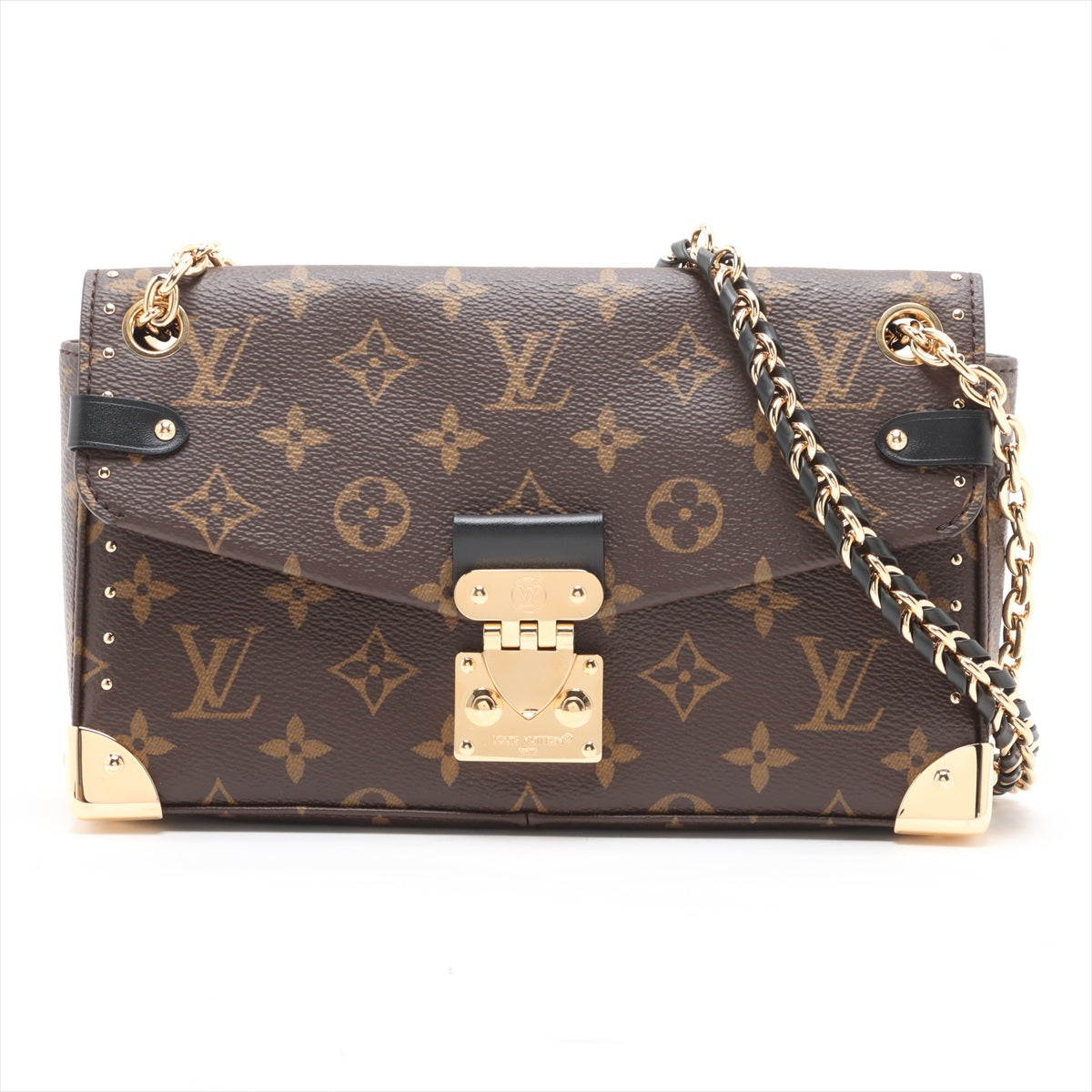 Trunkie East West Canvas Flap Shoulder Bag Monogram