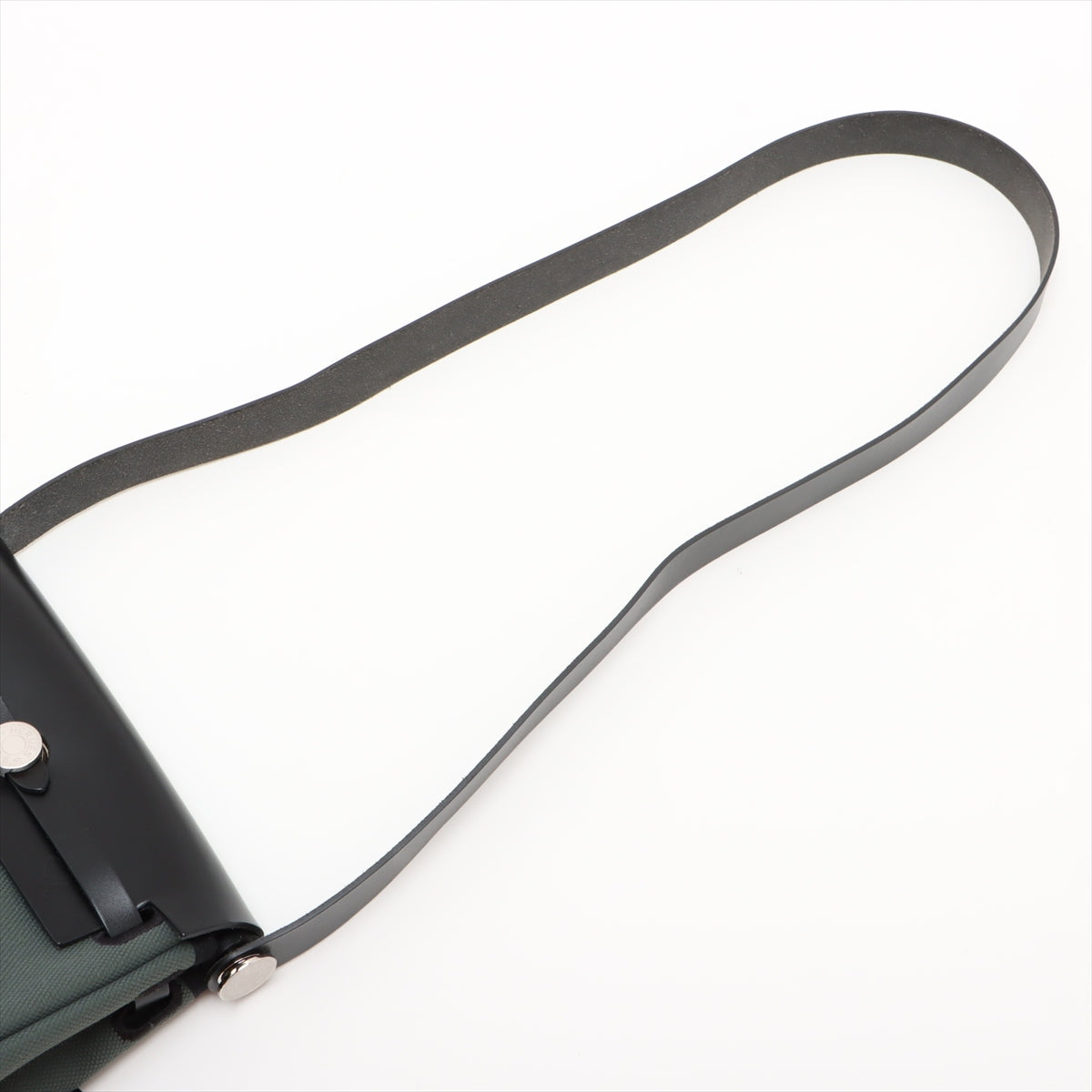 Herbag Mini Vache Hunter couro Crossbody Green 