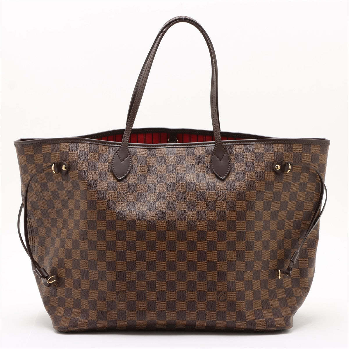 Neverfull GM Canvas Shopper Shoulder Bag Damier Ebene