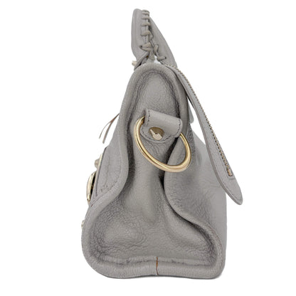 Second hand Balenciaga City Leather Handbag Silver - Tabita Bags