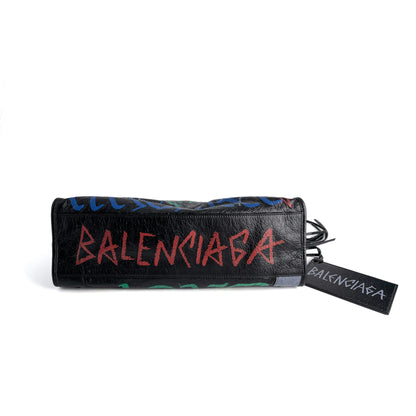 Second hand Balenciaga City Leather Shoulder Bag Black - Tabita Bags