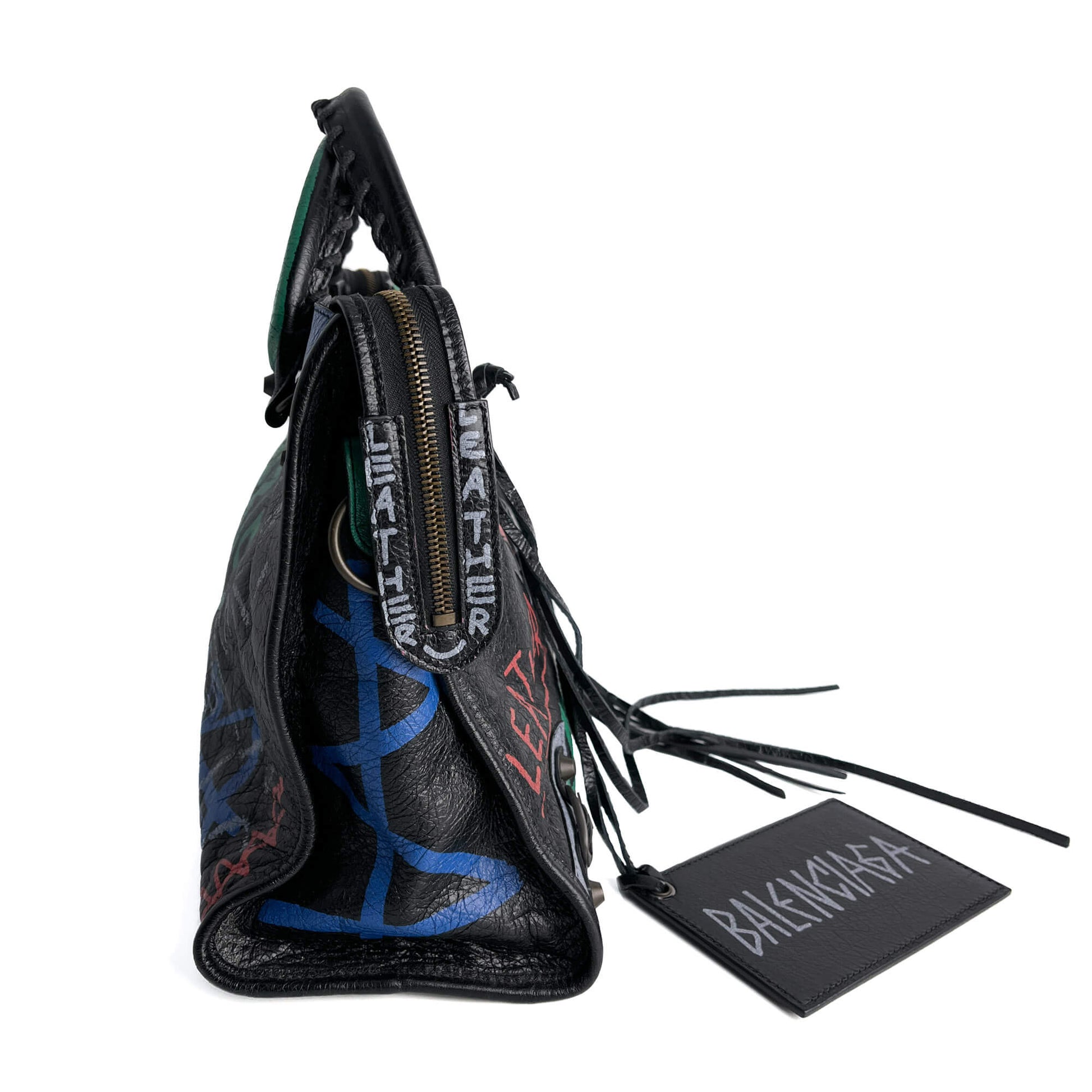 Second hand Balenciaga City Leather Shoulder Bag Black - Tabita Bags