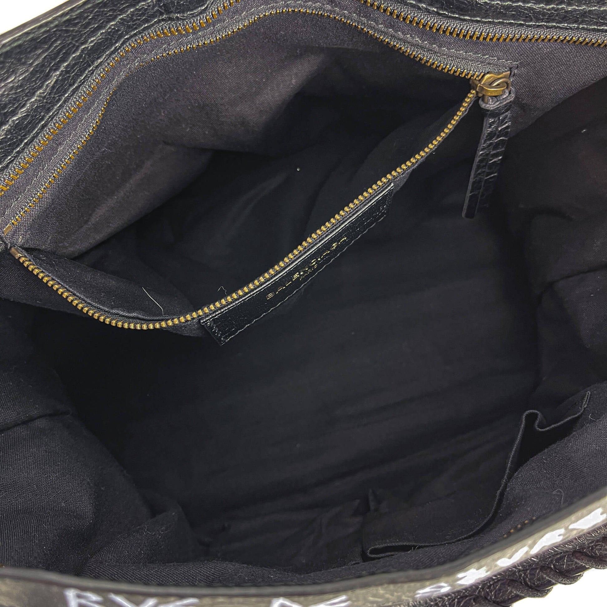 Second hand Balenciaga City Leather Shoulder Bag Black - Tabita Bags