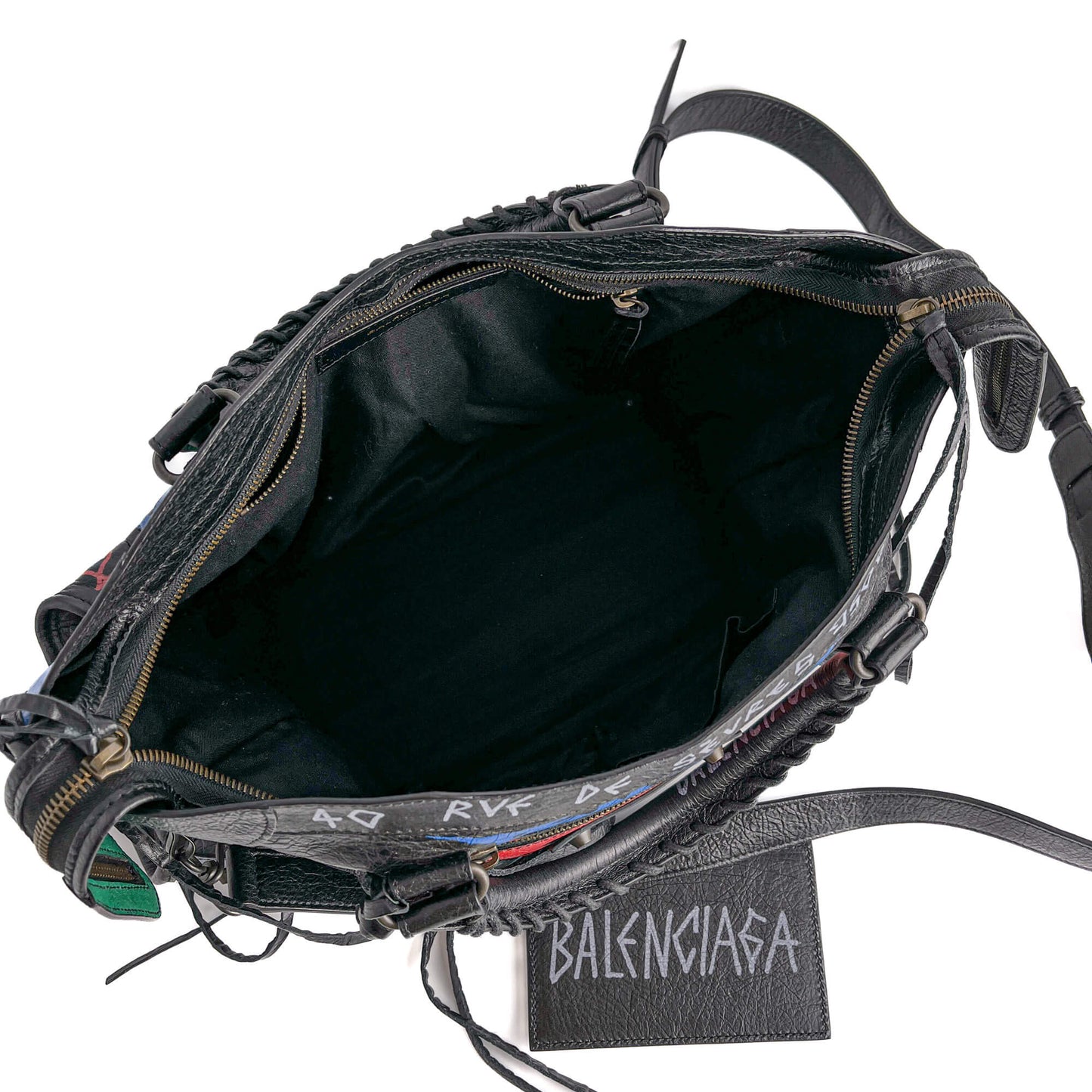 Second hand Balenciaga City Leather Shoulder Bag Black - Tabita Bags