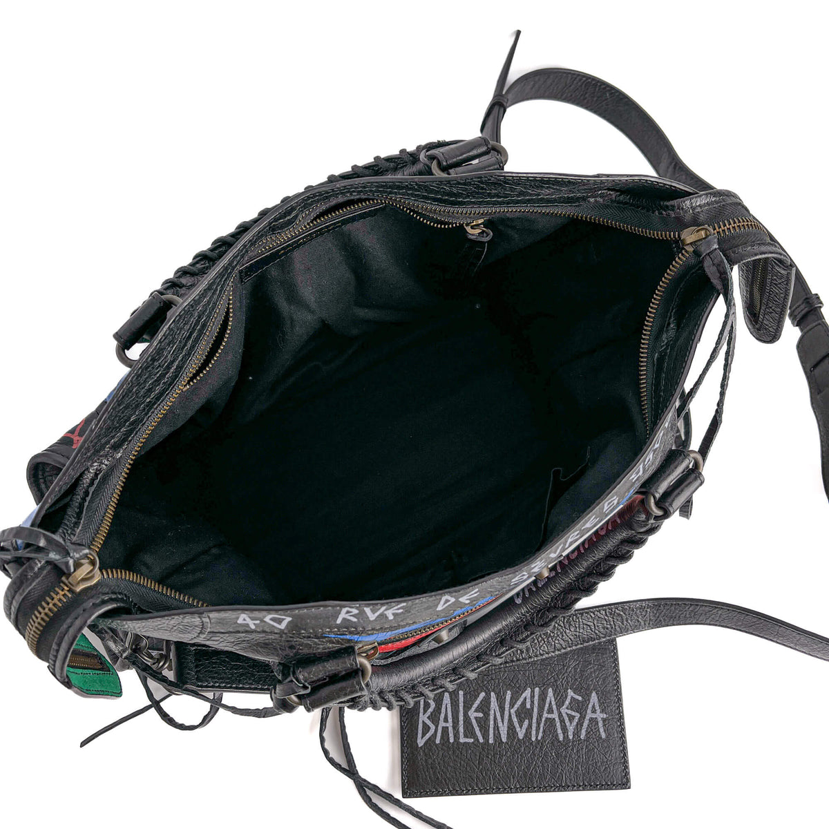 Second hand Balenciaga City Leather Shoulder Bag Black - Tabita Bags