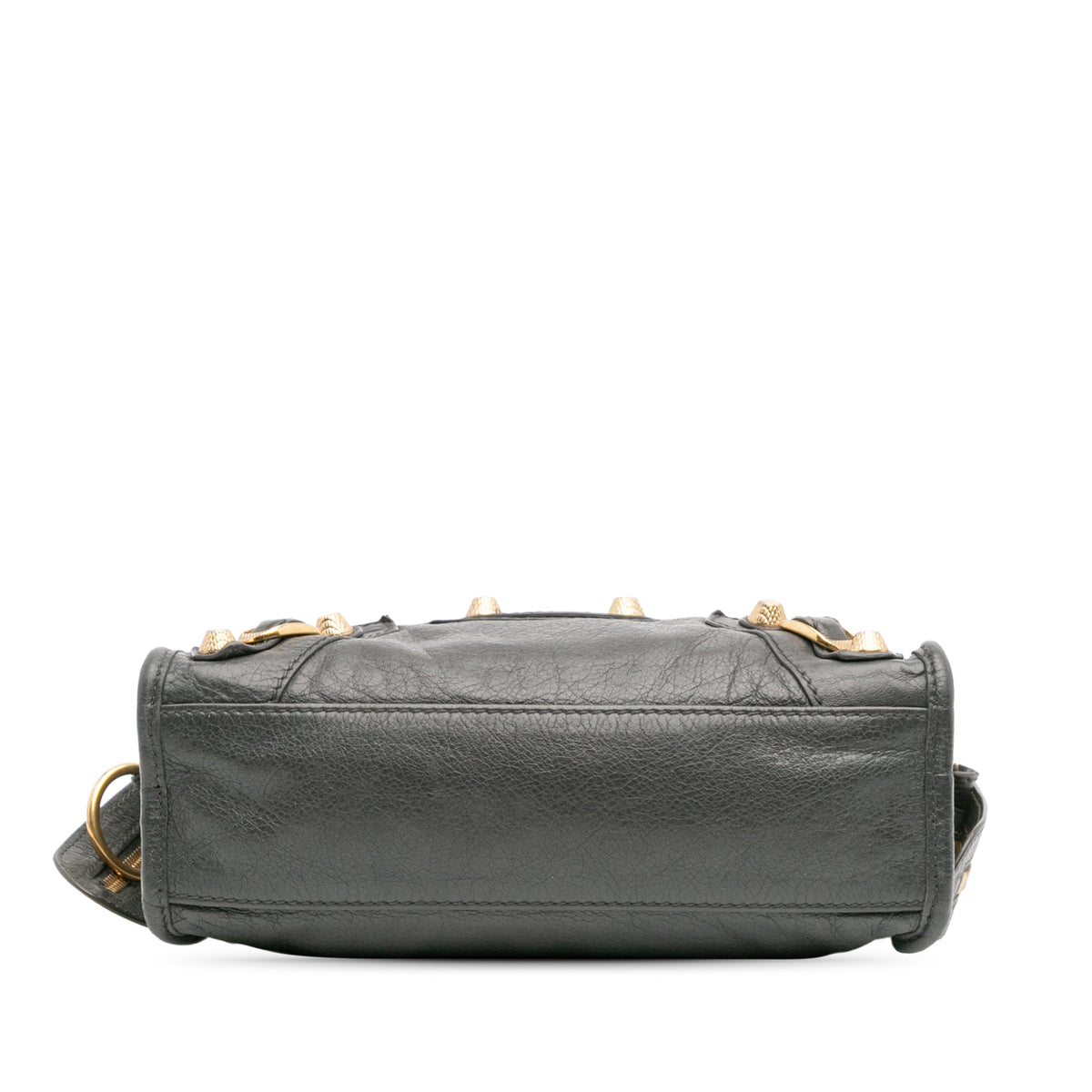 Second hand Balenciaga City Mini Leather Handbag Grey - Tabita Bags