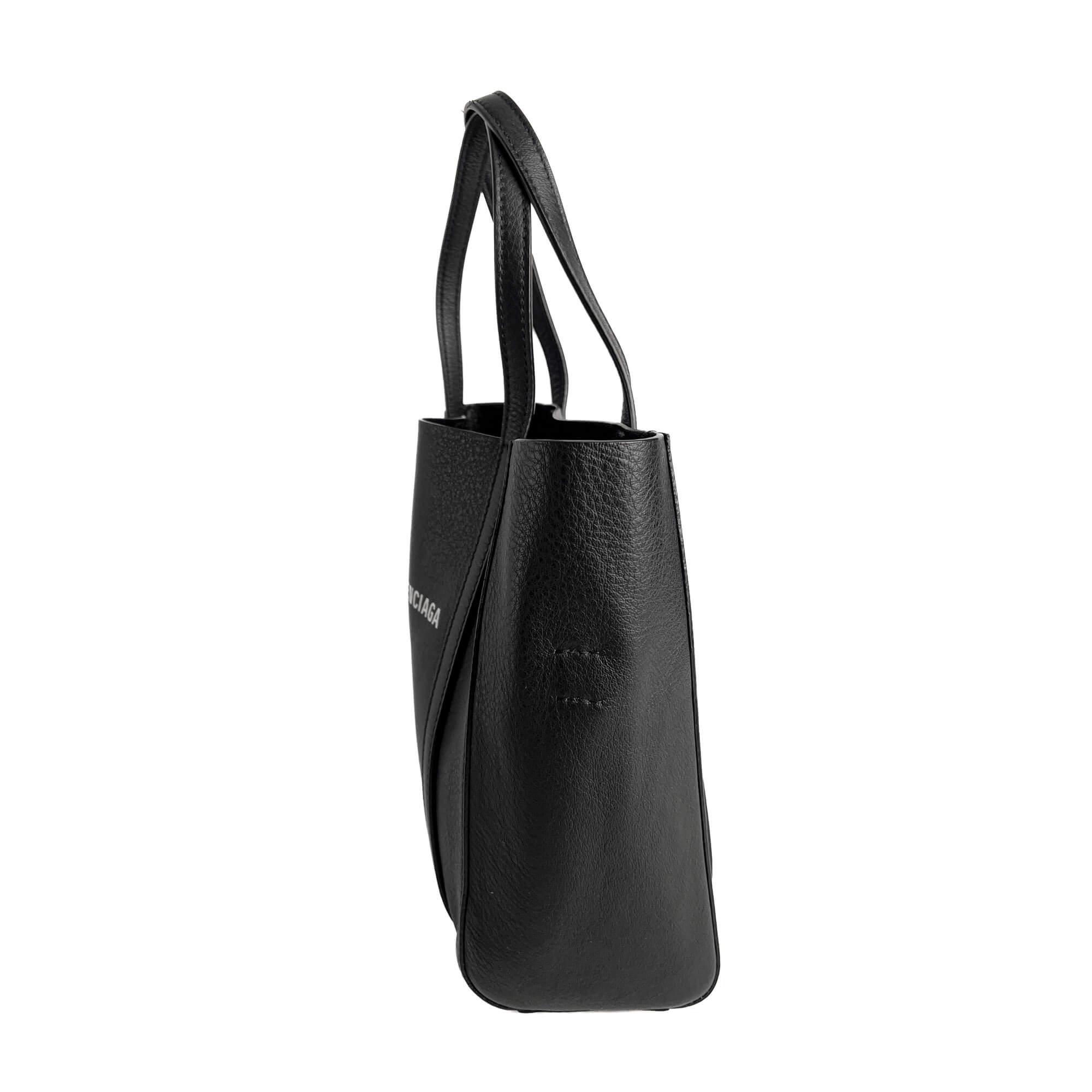 Balenciaga Everyday XXS Leather Tote Crossbody Black - Tabita Bags