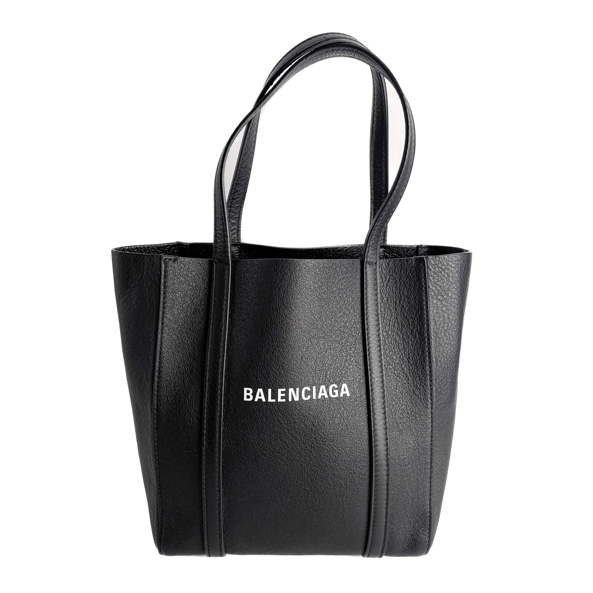 バッグ BALENCIAGA EVERYDAY LEATHER TOTE BAG XXS Balenciaga Everyday XXS Leather Tote Crossbody Black - Tabita Bags