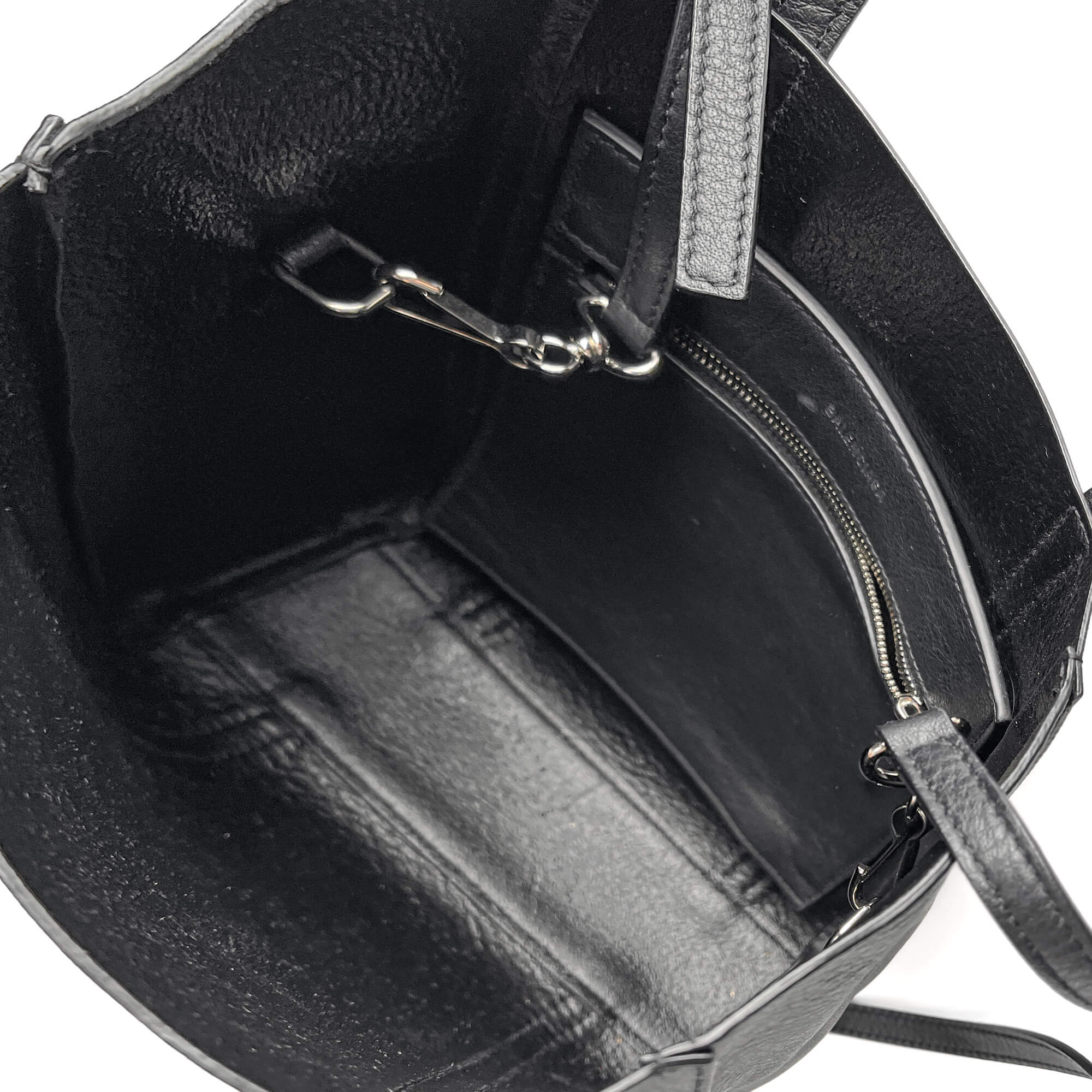 Balenciaga Everyday XXS Leather Tote Crossbody Black - Tabita Bags