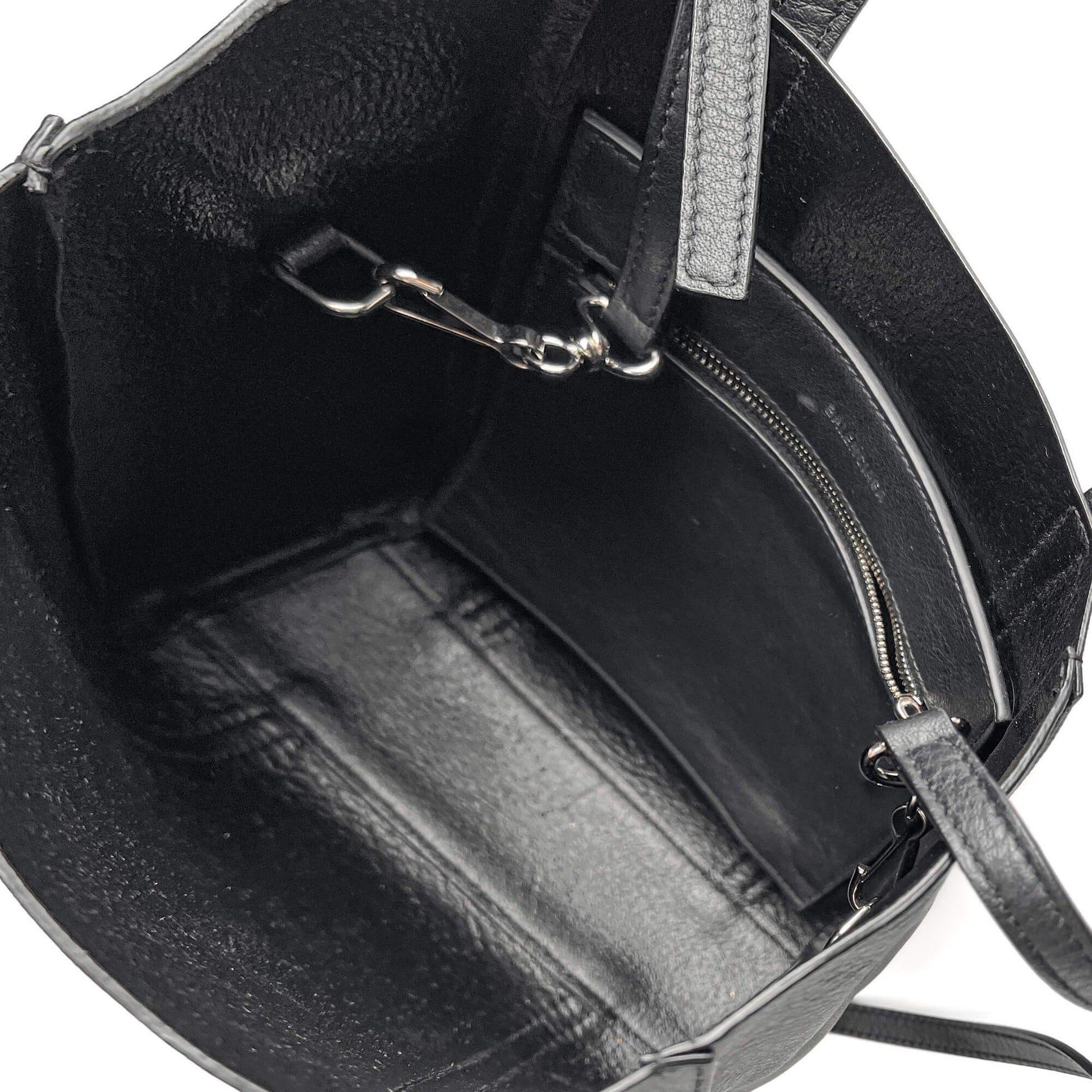 Second hand Balenciaga Everyday XXS Leather Tote Crossbody Black - Tabita Bags