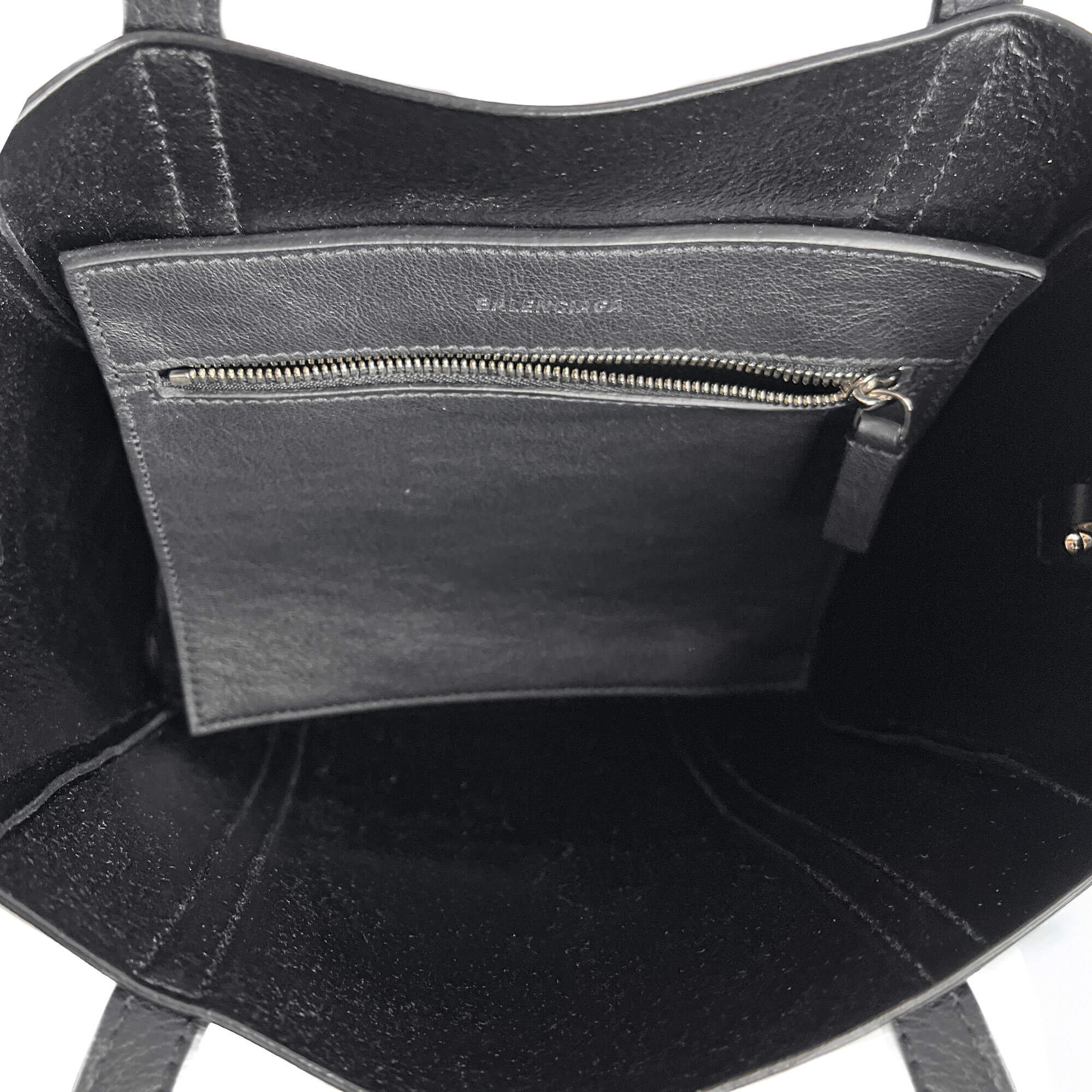 Balenciaga Everyday XXS Leather Tote Crossbody Black - Tabita Bags