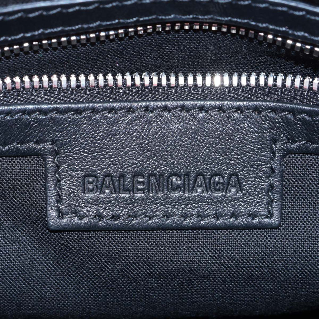 Second hand Balenciaga Le Cagole Mini Lambskin Leather Satchel Shoulder Bag Pink - Tabita Bags