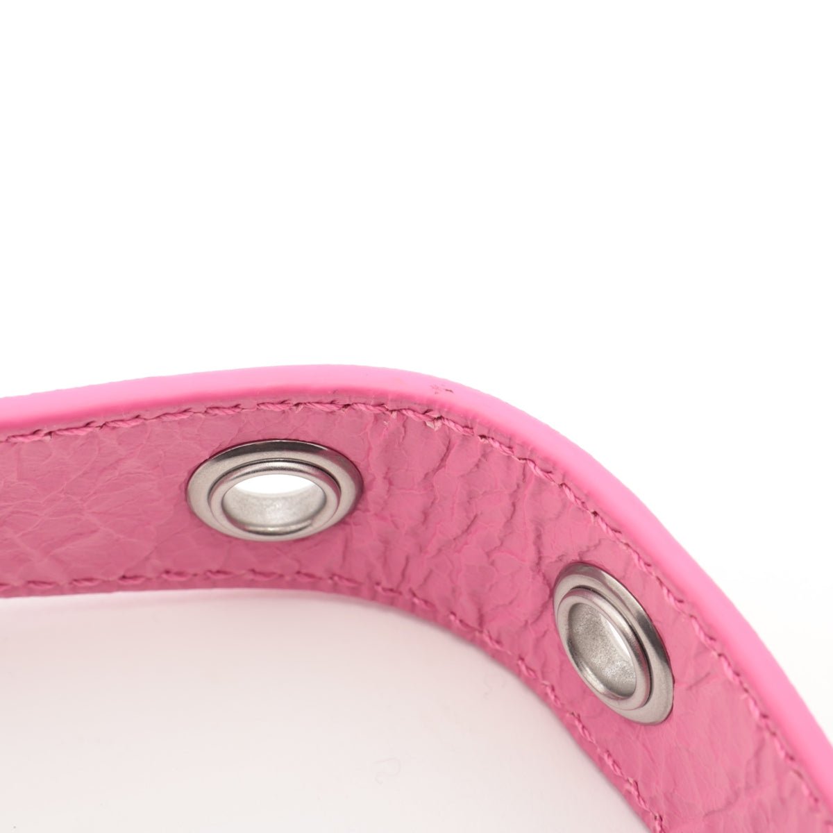 Second hand Balenciaga Le Cagole Mini Lambskin Leather Satchel Shoulder Bag Pink - Tabita Bags