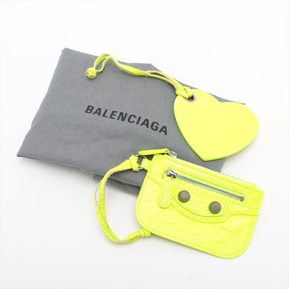 Second hand Balenciaga Le Cagole XS Arena Lambskin Leather 2-Ways Hobo Bag Fluo - Tabita Bags