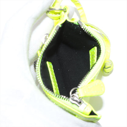 Second hand Balenciaga Le Cagole XS Arena Lambskin Leather 2-Ways Hobo Bag Fluo - Tabita Bags