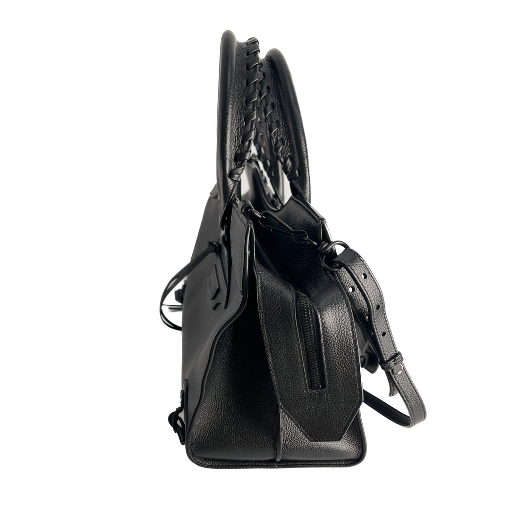 Second hand Balenciaga Neo Classic City Large Leather Tote Handbag Black - Tabita Bags