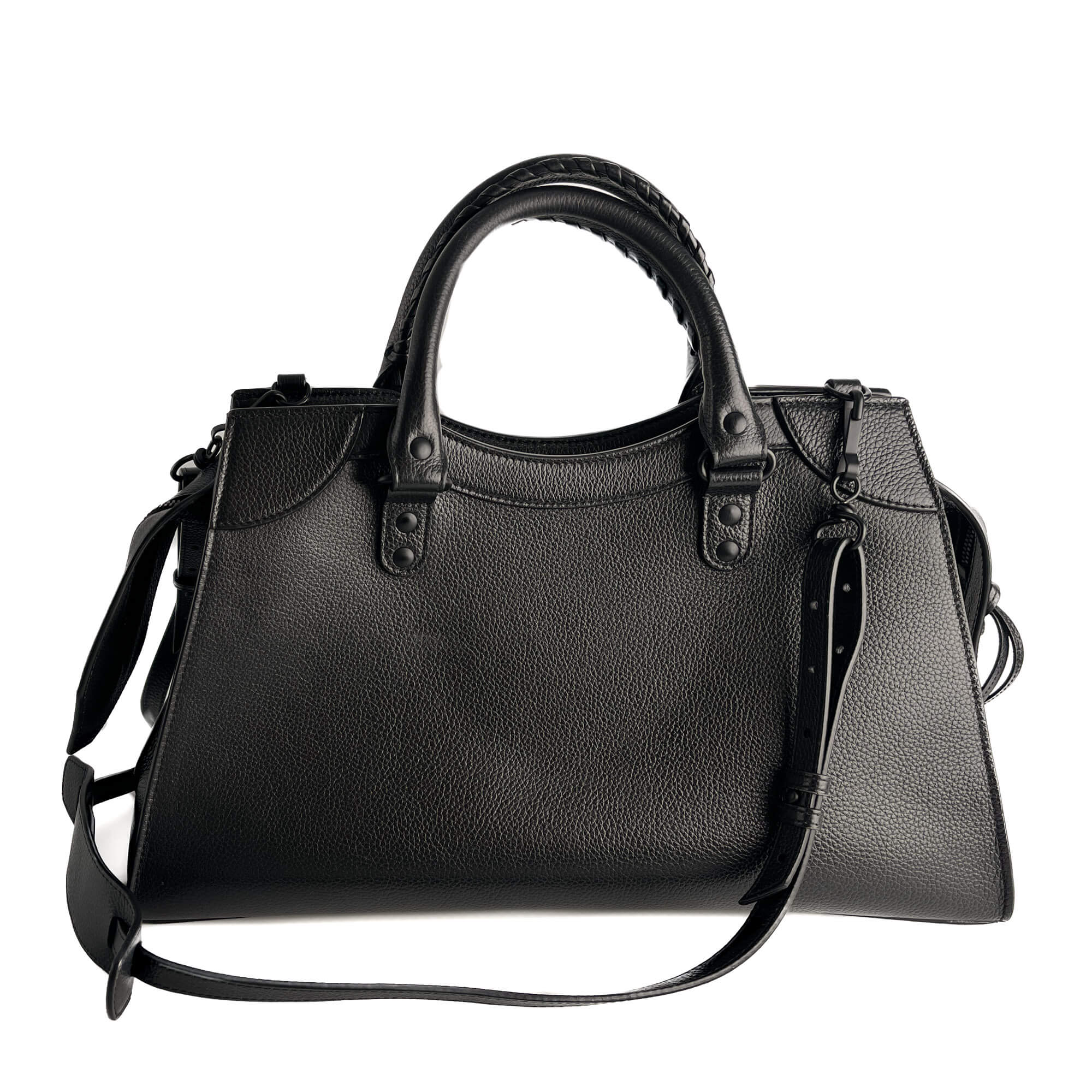 Balenciaga Neo Classic City Large Leather Tote Handbag Black