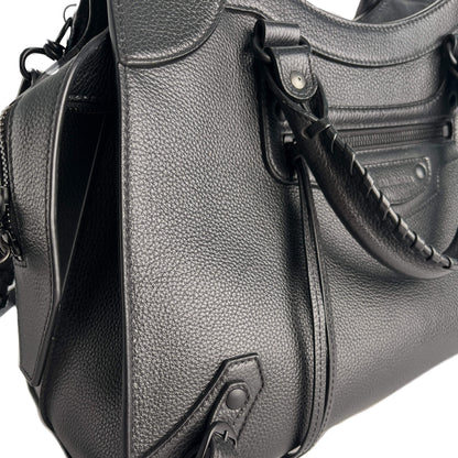 Second hand Balenciaga Neo Classic City Large Leather Tote Handbag Black - Tabita Bags