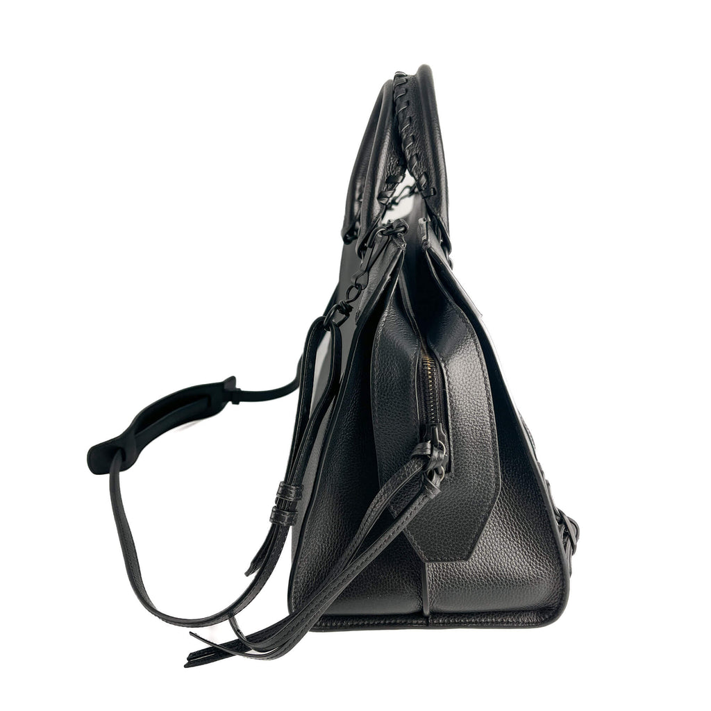 Second hand Balenciaga Neo Classic City Large Leather Tote Handbag Black - Tabita Bags