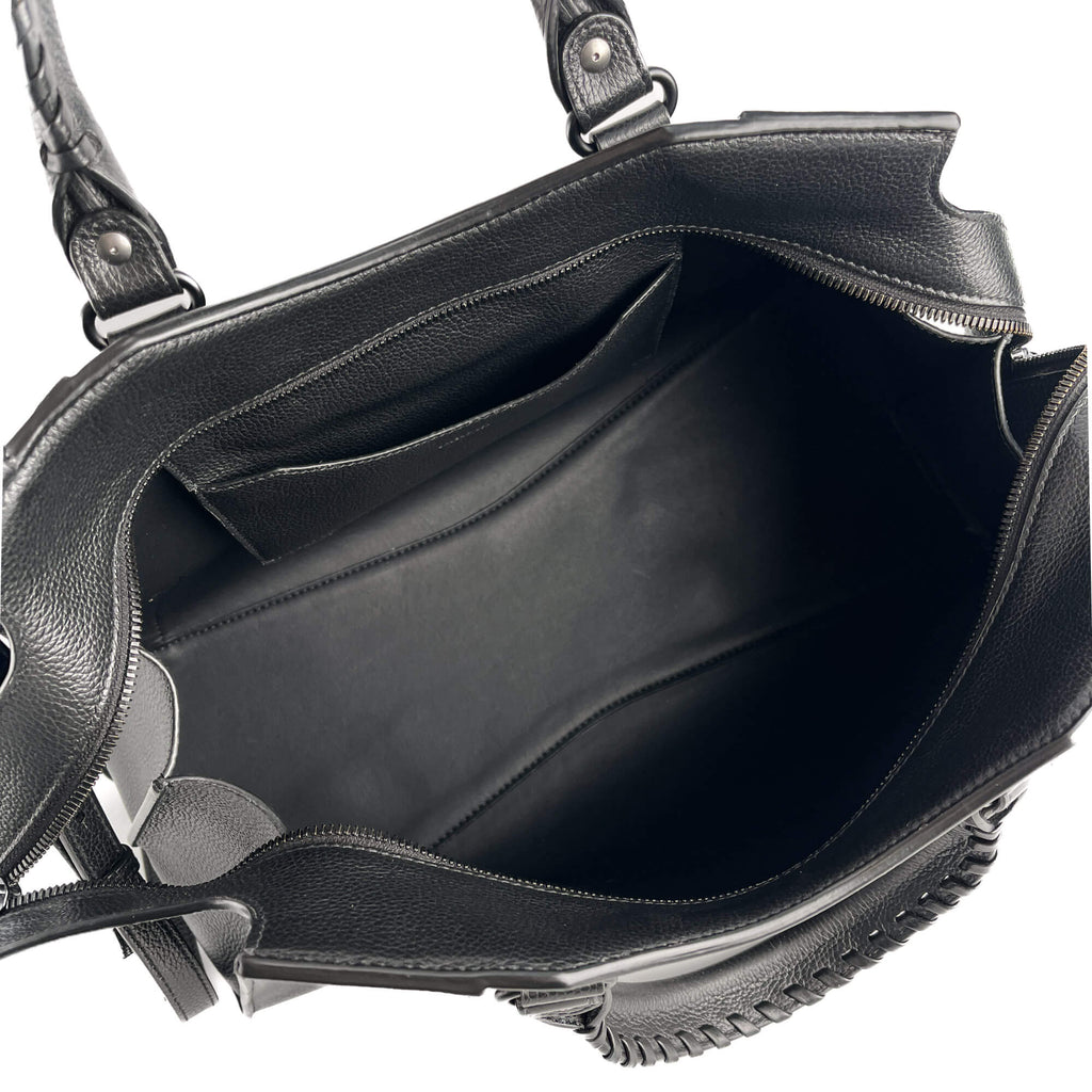 Second hand Balenciaga Neo Classic City Large Leather Tote Handbag Black - Tabita Bags