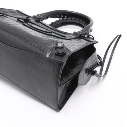 Second hand Balenciaga Neo Classic City Medium Leather Tote Handbag Black - Tabita Bags