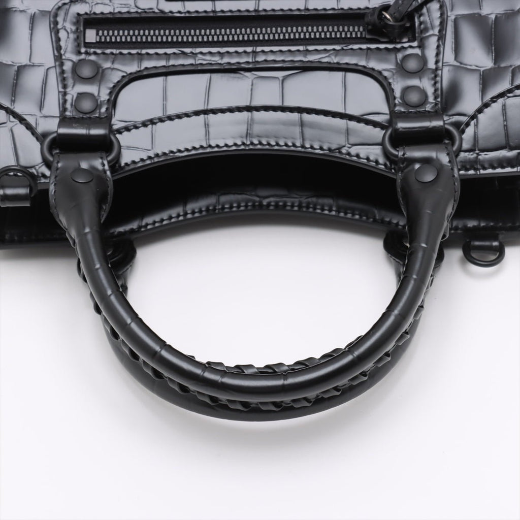 Second hand Balenciaga Neo Classic City Medium Leather Tote Handbag Black - Tabita Bags