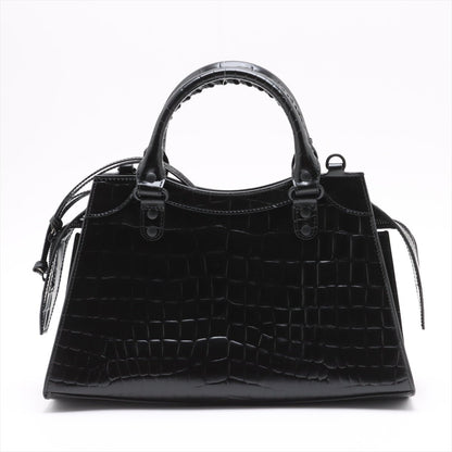 Second hand Balenciaga Neo Classic City Medium Leather Tote Handbag Black - Tabita Bags