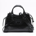 Second hand Balenciaga Neo Classic City Medium Leather Tote Handbag Black - Tabita Bags