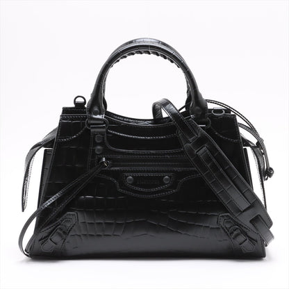 Second hand Balenciaga Neo Classic City Medium Leather Tote Handbag Black - Tabita Bags