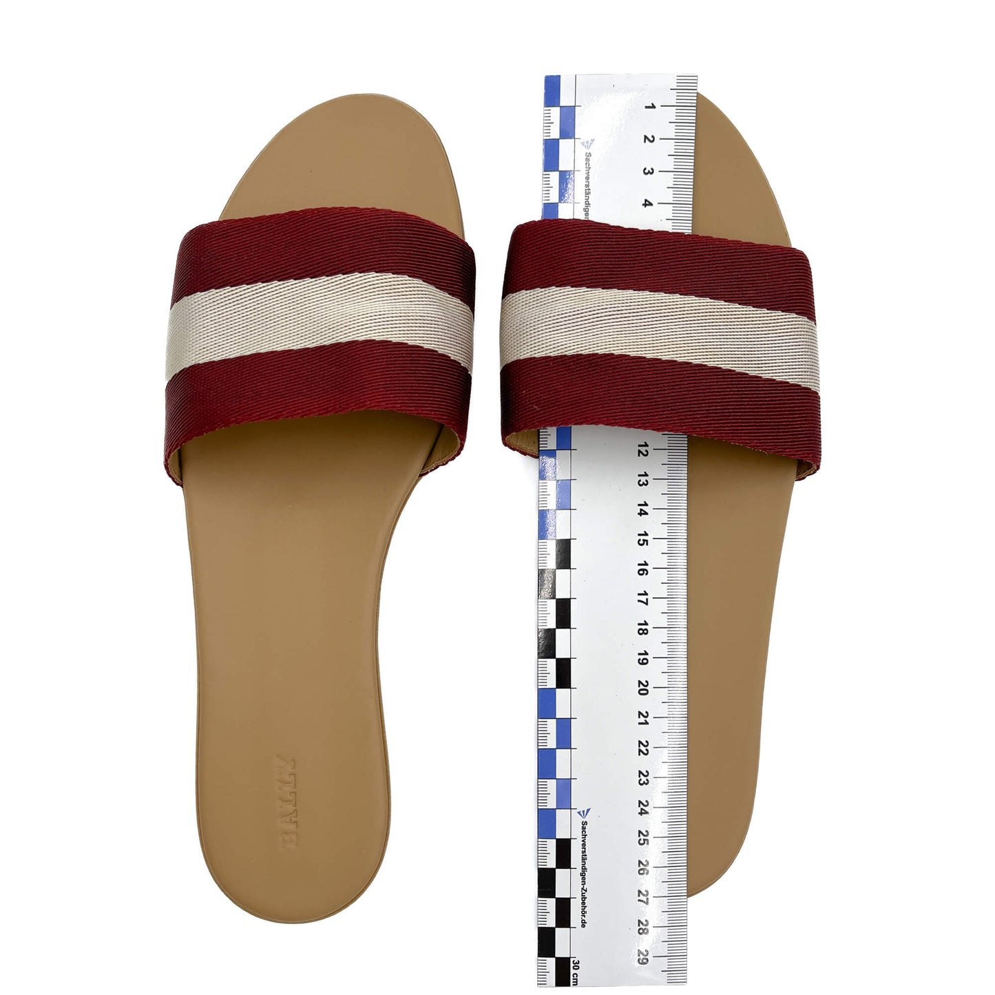 Second hand Bally Striped Textile fibres and leather Sandals 40 Bicolor - Tabita Bags