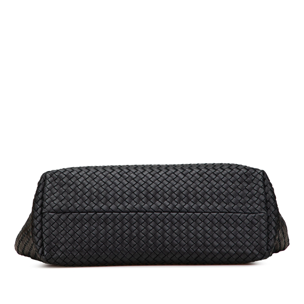 Second hand Bottega Veneta Cabat Medium Leather Intrecciato Tote Handbag Black - Tabita Bags
