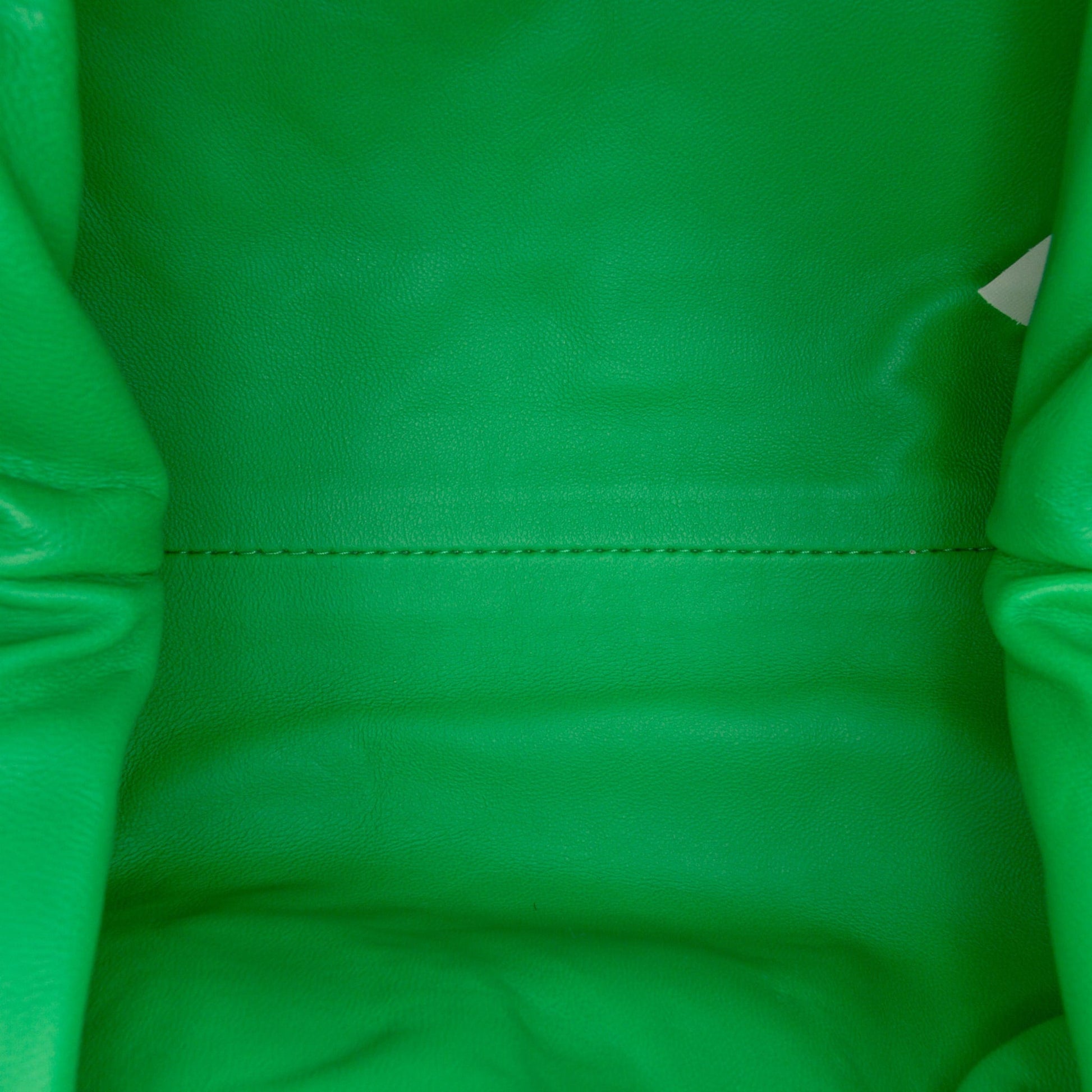 Second hand Bottega Veneta Clutch Nappa Leather Intrecciato Bag Green - Tabita Bags