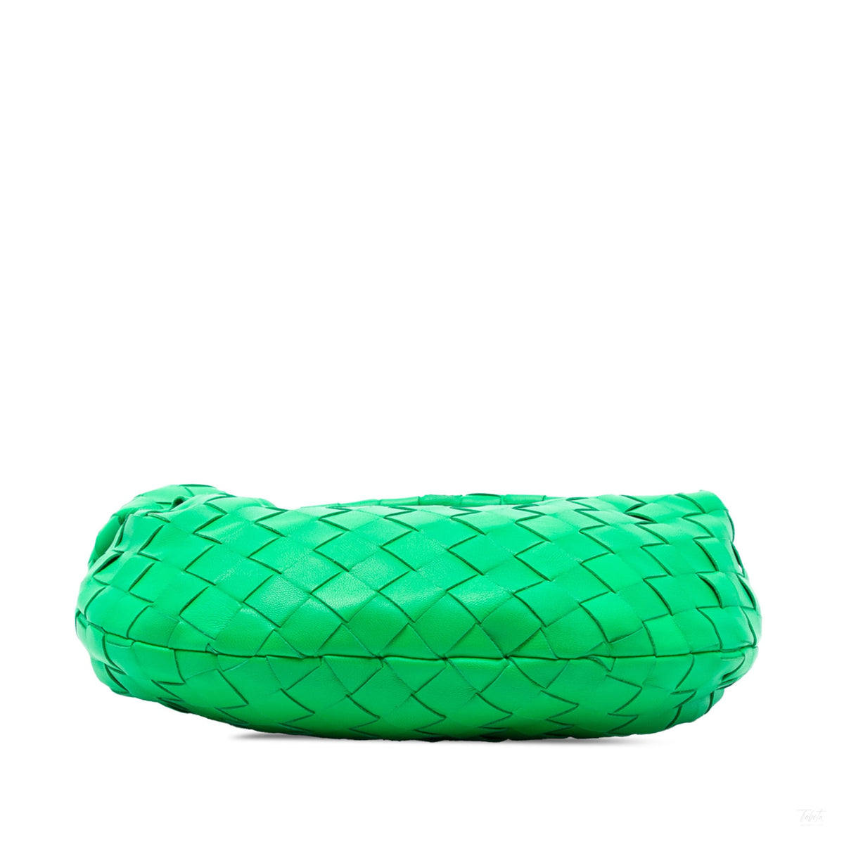 Second hand Bottega Veneta Jodie Mini Intrecciato Leather Hobo Handbag Green - Tabita Bags