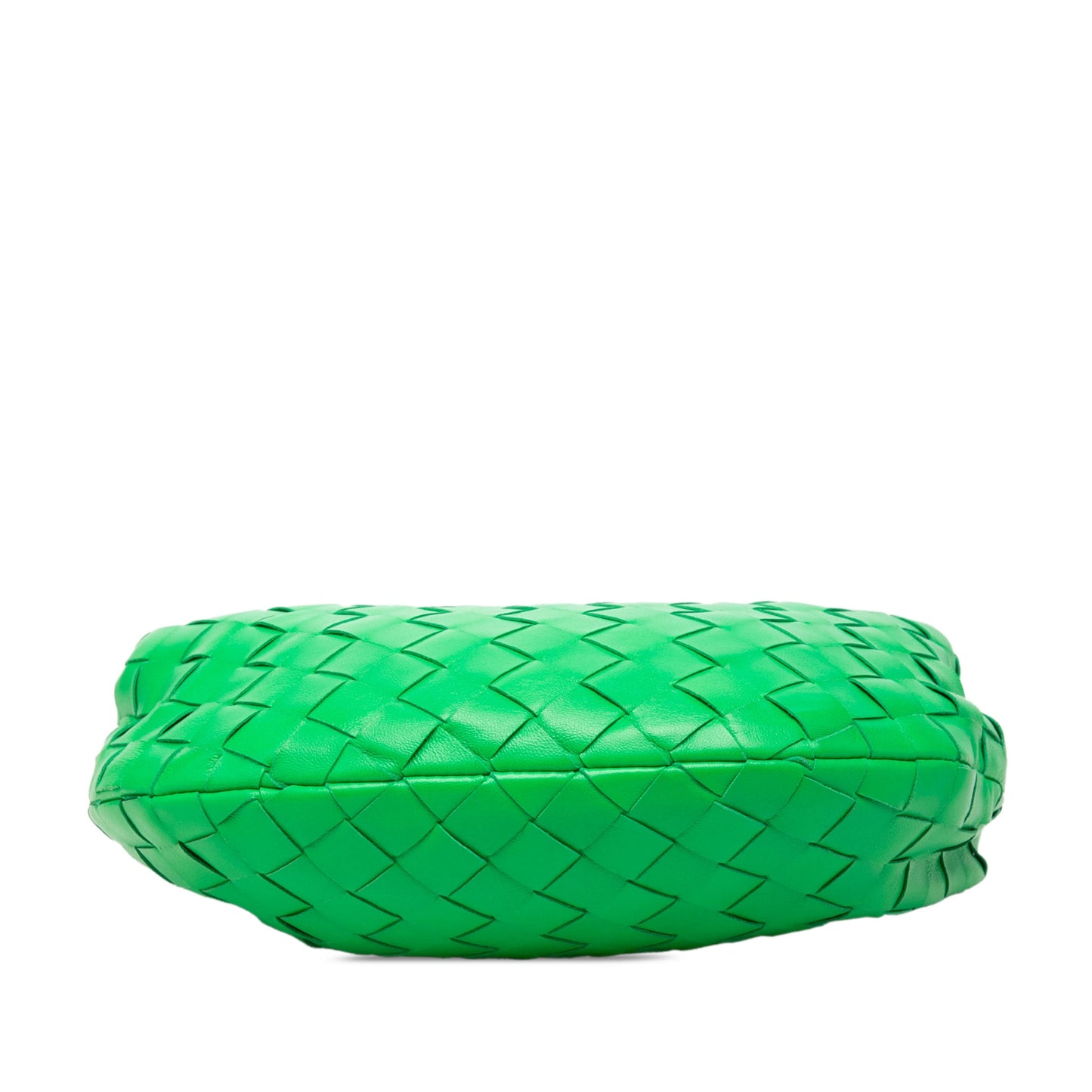 Second hand Bottega Veneta Jodie Mini Intrecciato Leather Hobo Handbag Green - Tabita Bags