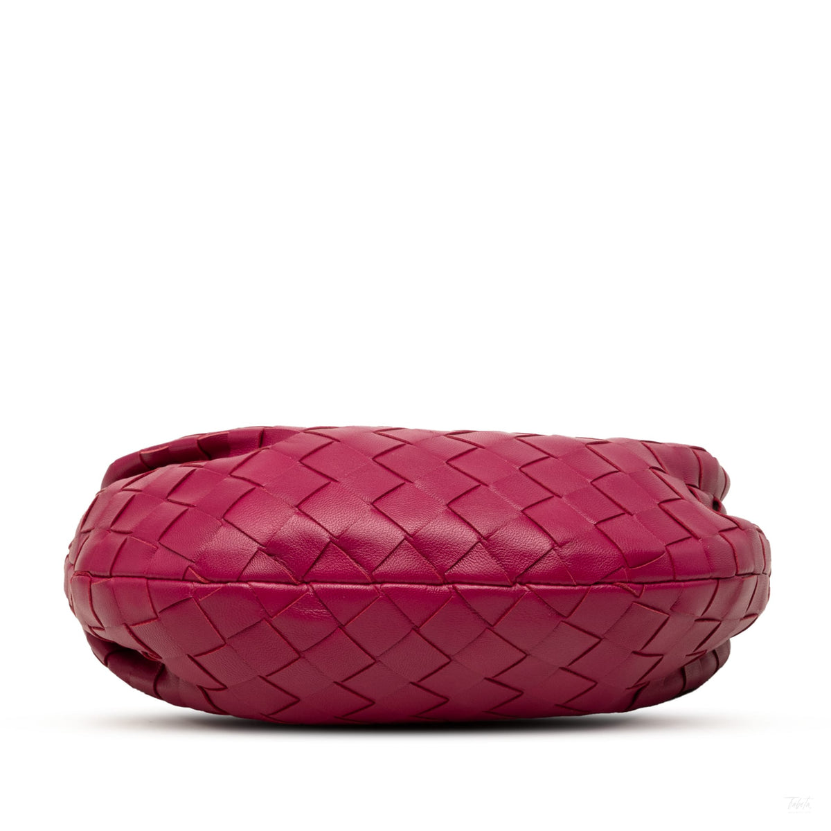 Second hand Bottega Veneta Jodie Mini Intrecciato Leather Hobo Handbag Pink - Tabita Bags