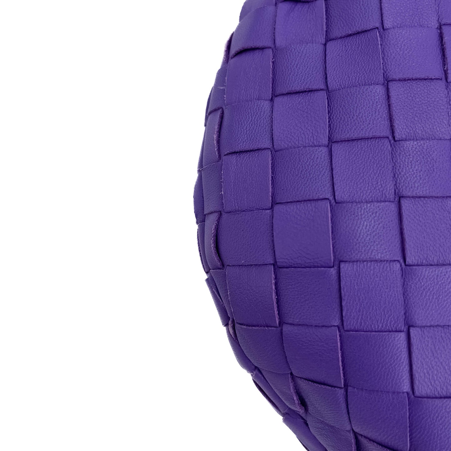 Second hand Bottega Veneta Jodie Teen Intrecciato Hobo Bag Purple - Tabita Bags