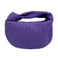 Second hand Bottega Veneta Jodie Teen Intrecciato Hobo Bag Purple - Tabita Bags