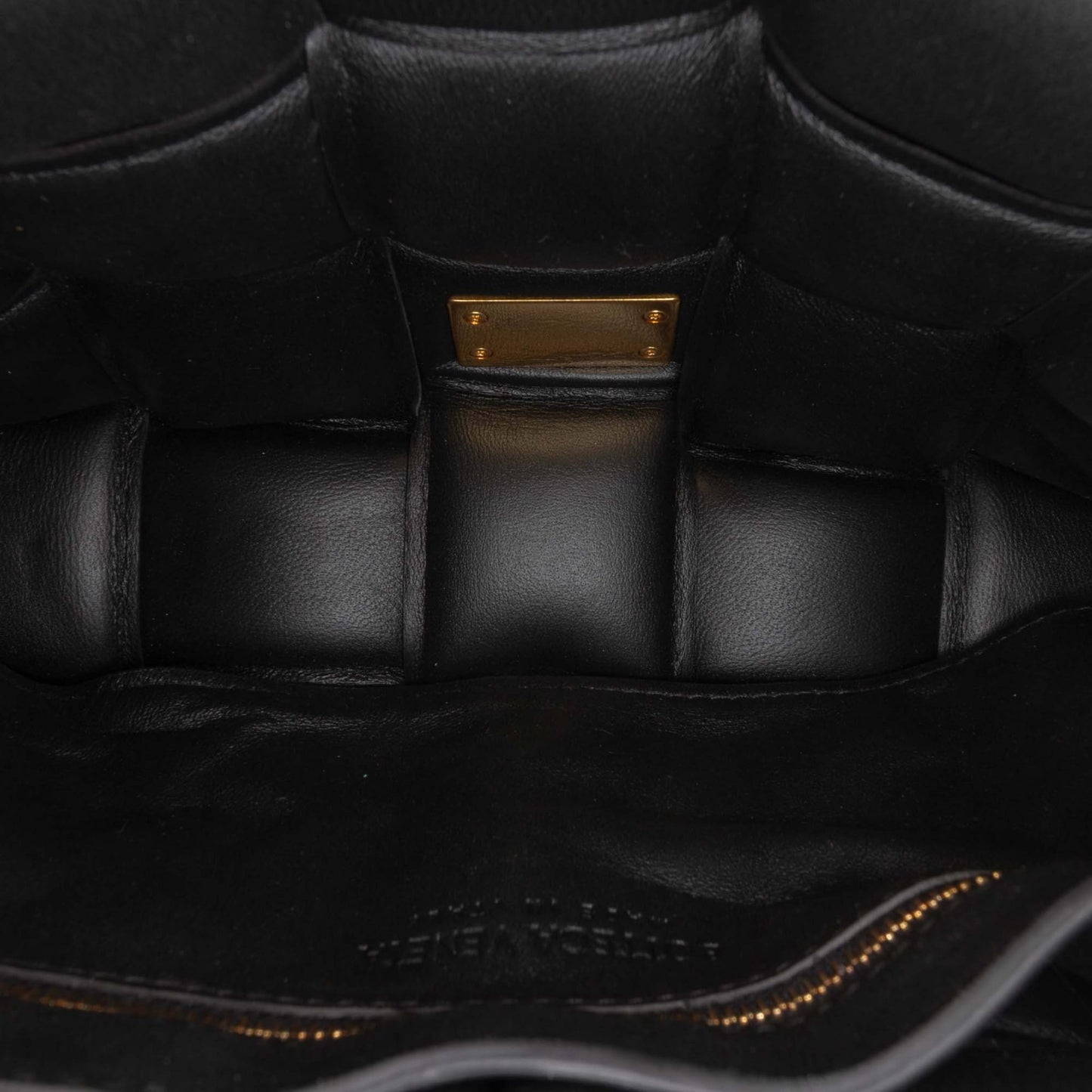 Second hand Bottega Veneta Padded Cassette Leather Crossbody Black - Tabita Bags