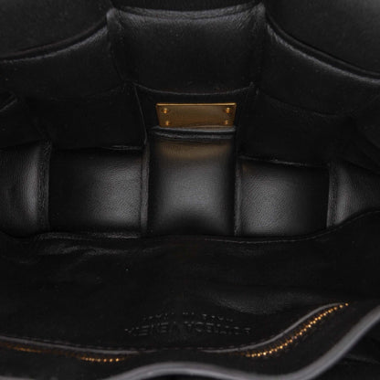 Second hand Bottega Veneta Padded Cassette Leather Crossbody Black - Tabita Bags