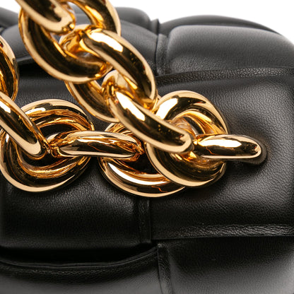 Second hand Bottega Veneta Padded Cassette Leather Crossbody Black - Tabita Bags