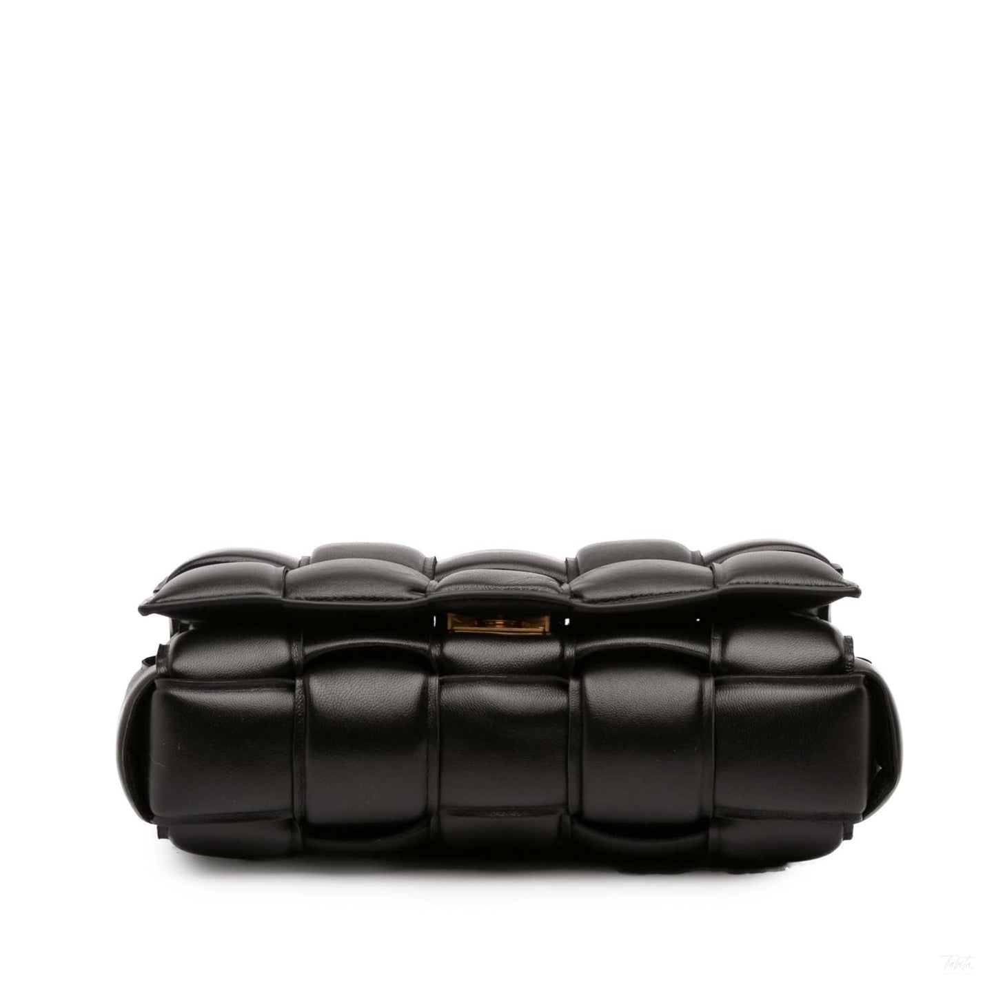 Second hand Bottega Veneta Padded Cassette Leather Crossbody Black - Tabita Bags