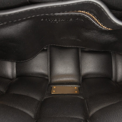 Second hand Bottega Veneta Padded Cassette Leather Crossbody Black - Tabita Bags