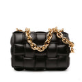 Second hand Bottega Veneta Padded Cassette Leather Crossbody Black - Tabita Bags