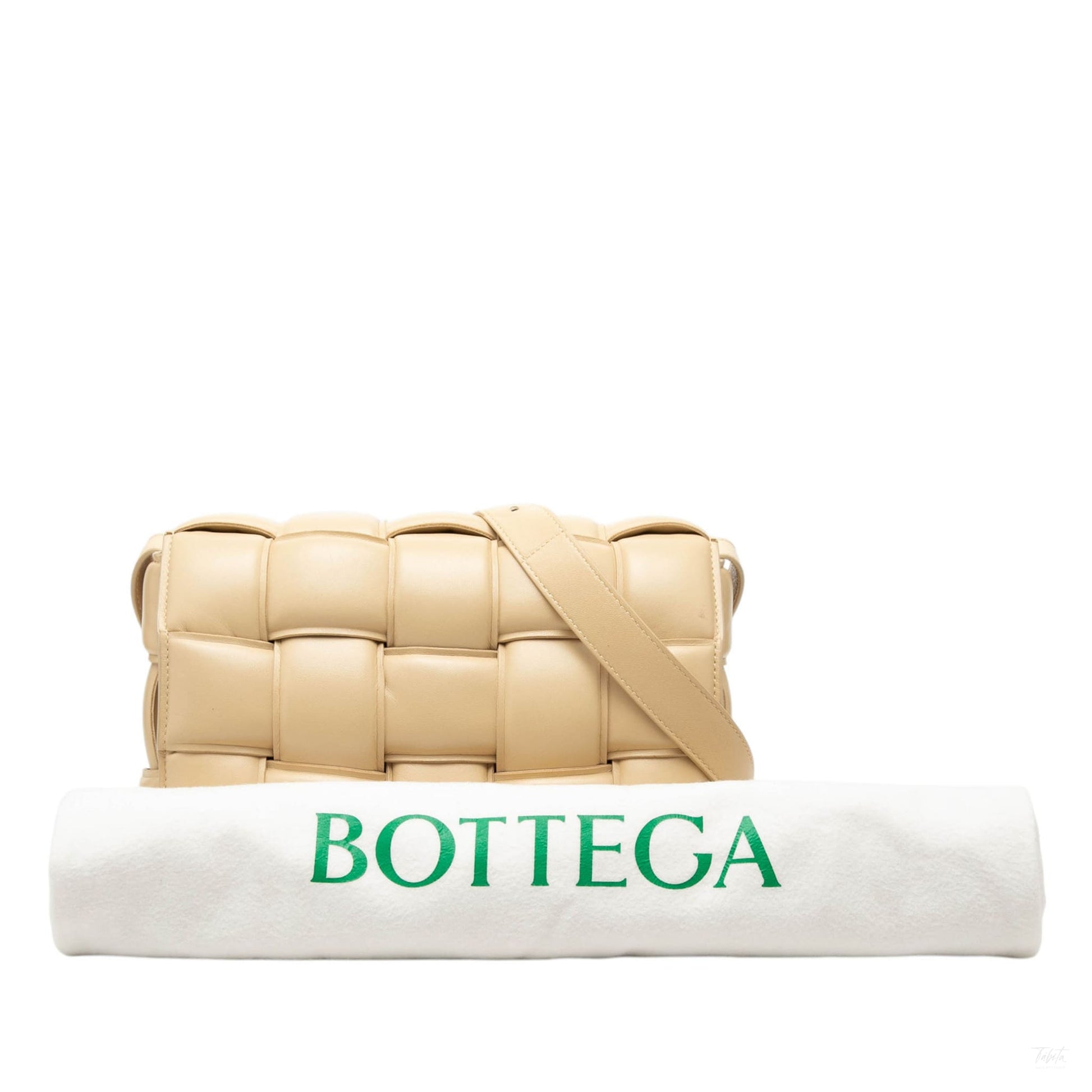 Second hand Bottega Veneta Padded Cassette Leather Crossbody Brown - Tabita Bags