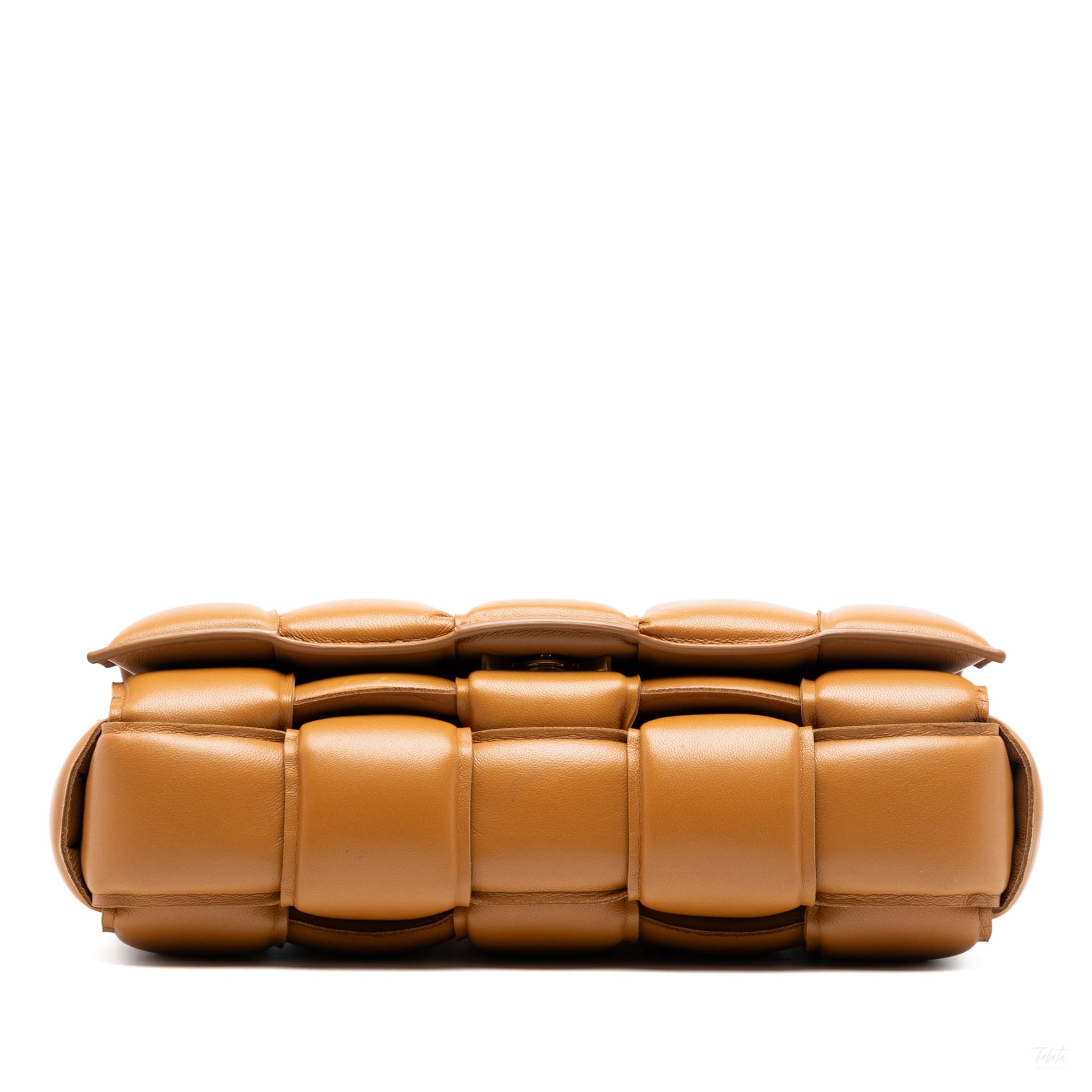 Second hand Bottega Veneta Padded Cassette Leather Crossbody Brown - Tabita Bags