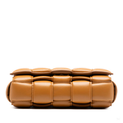 Second hand Bottega Veneta Padded Cassette Leather Crossbody Brown - Tabita Bags