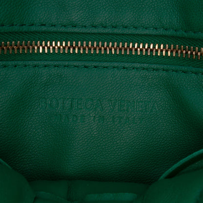 Second hand Bottega Veneta Padded Cassette Leather Crossbody Green - Tabita Bags